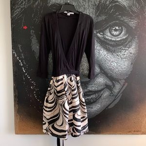sz10 Diane von FURSTENBERG Amelianna Wrap Dress